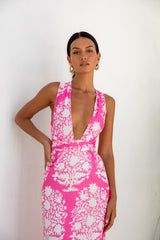 FORTUNATE ONE Harper Maxikleid Rosa
