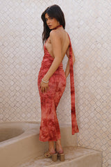 Erdbeerparadies Maxikleid Rot