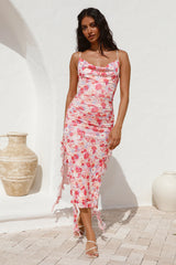 Curiosity Midikleid Rot
