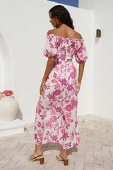 Comprehend It Midi Dress Pink