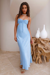 Writing In The Sky Maxikleid Blau