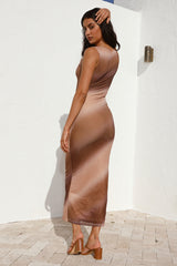 Holding Onto You Maxi Dress Brown