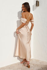 Pour Moi Maxi Dress Champagne