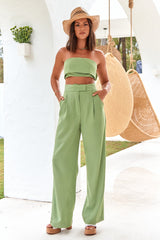 Solaris Crop Top Green