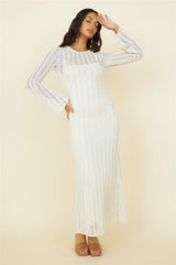 Exploration Maxi Dress Beige