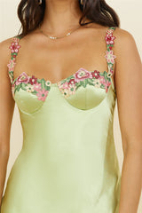 Magnetic Forces Maxi Dress Green