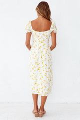 Fields Of Gold Midi Dress
