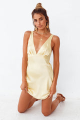 HELLO MOLLY Night In Cabana Dress Yellow