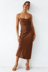 Sanctuary Maxi Dress Brown