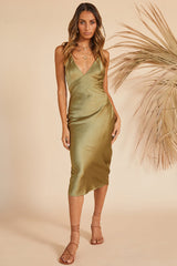 Amaryllis Midi Dress Green