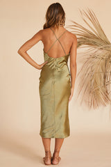 Amaryllis Midi Dress Green