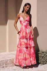 Perfektes Party-Maxikleid Pink