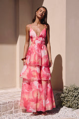 Perfektes Party-Maxikleid Pink