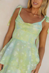 Breezy Meadows Maxikleid Grün