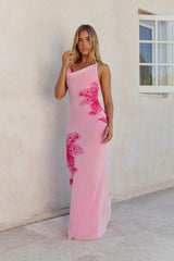 Lily Glowspell Maxikleid Rosa