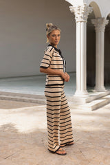 Lounging And Loving Knit Pants Beige